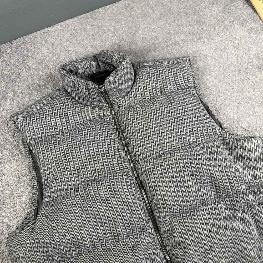 OLD NAVY Mens TECH‎ Vest Gray  Full Zip Fleece Camping Vacation 2 Zip Pocket 2XL